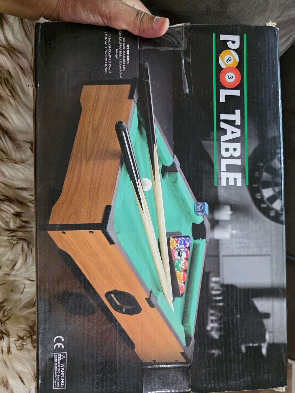 Shevshavan 14(inch) Mini Pool Table for Kids